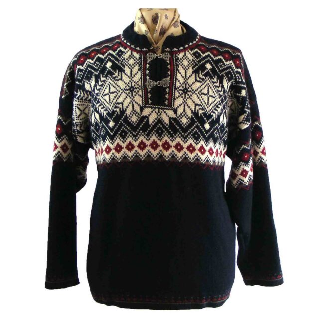 Norwegian snowflake sweater