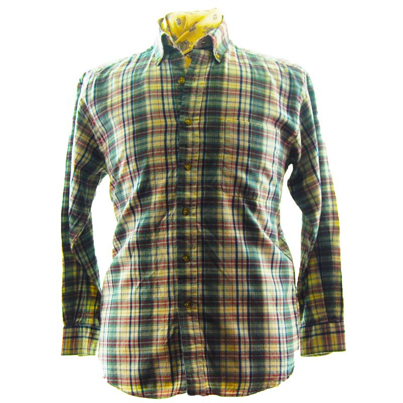 Pendleton Plaid Shirt - M - Blue 17 