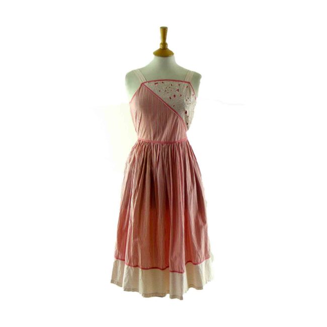 Pink 80s vintage sundress