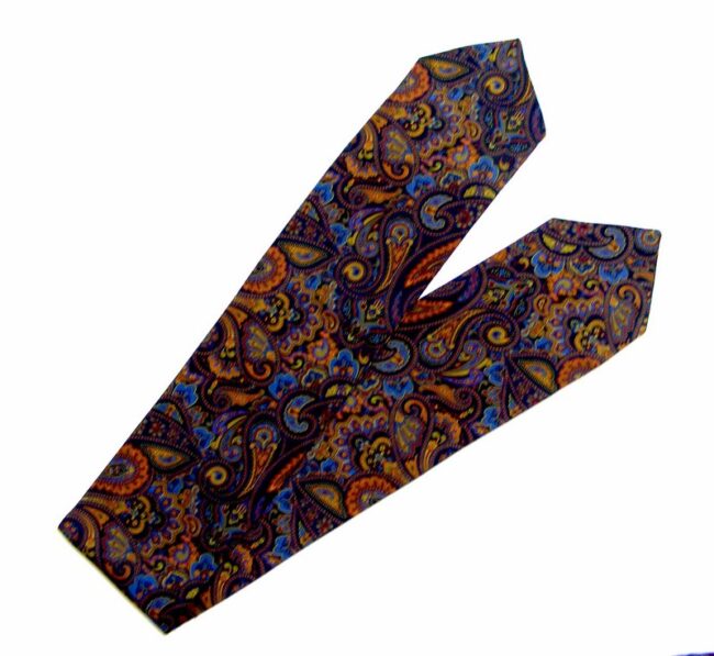 Paisley Print Multicoloured Cravat - Image 3