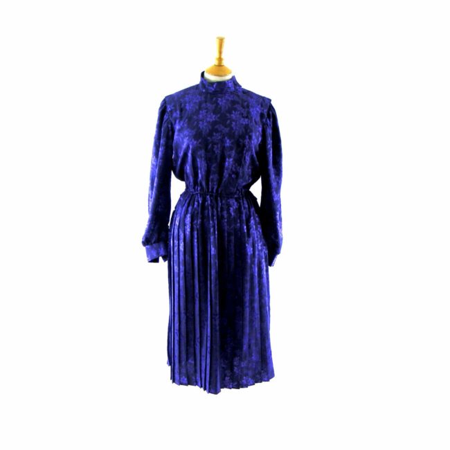 Purple 80s vintage dress