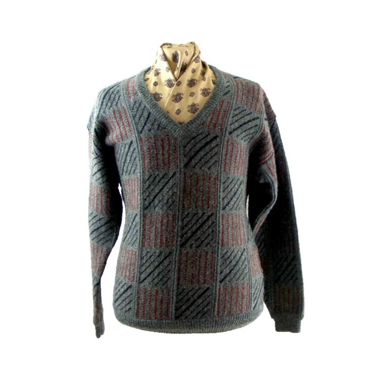 Vintage 80s-90'S GAP linen knit sweater, men's size L. Lamy navy blue type Vintage Second Hand