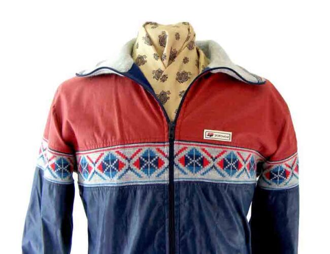 Retro Mens Zipper Jacket - Image 2