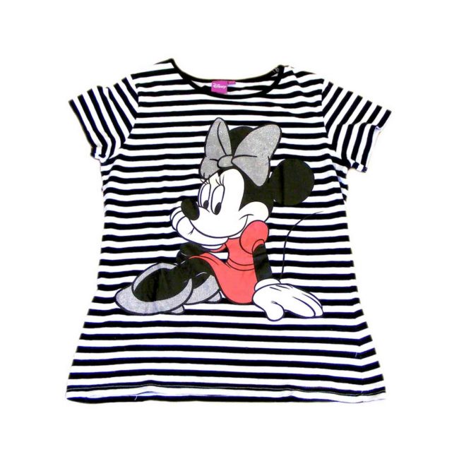 Retro Print Cartoon T shirt