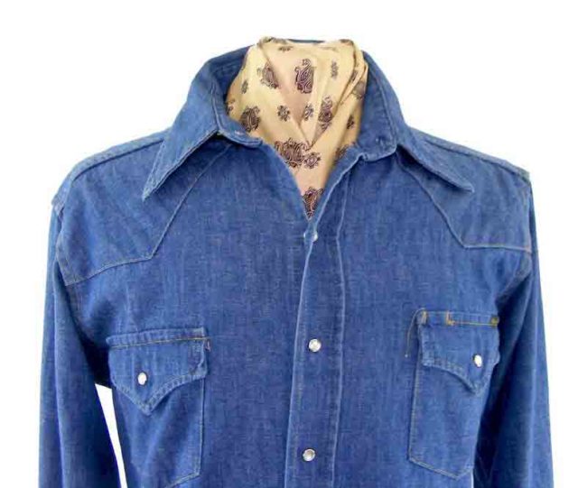 Sears Denim Western Shirt - Image 2