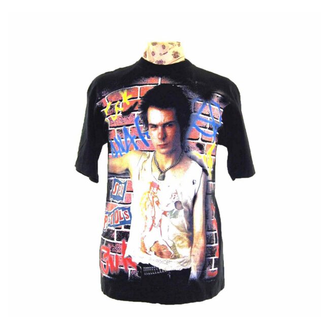 Sid Vicious Print Mens Rock Tee Shirt