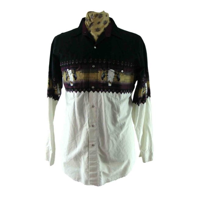 South West Skull Print Shirt