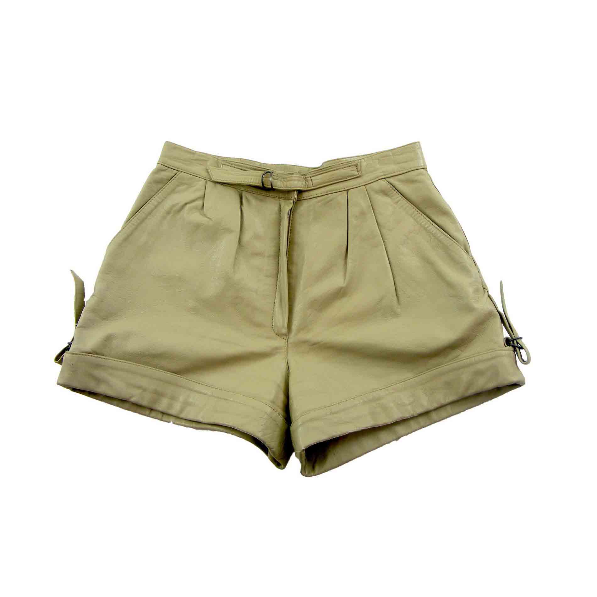 Vintage leather shorts - 12