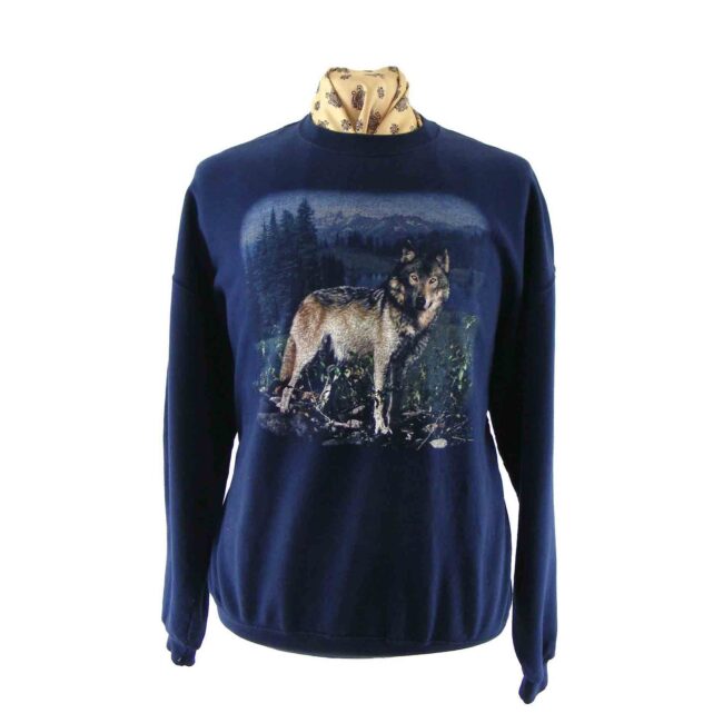 Vintage Animal Print Sweatshirt