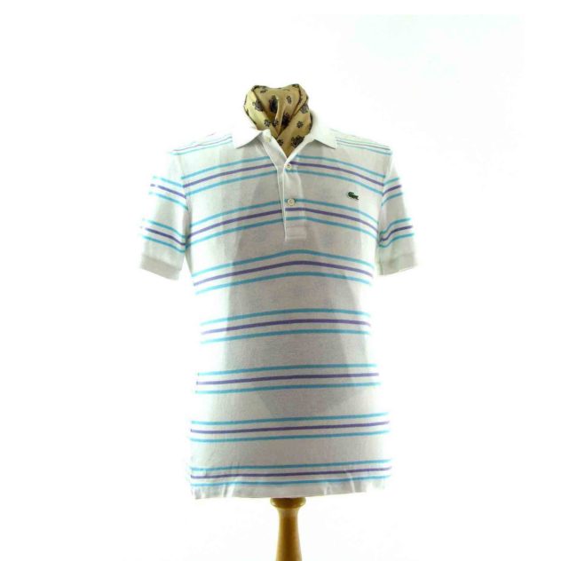 Vintage lacoste striped shirt