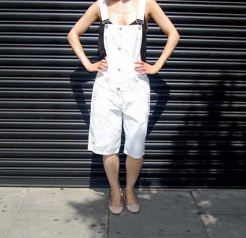 vintage denim dungarees