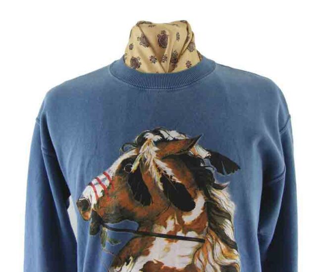 War Pony Printed Sweatshirt - Image 2