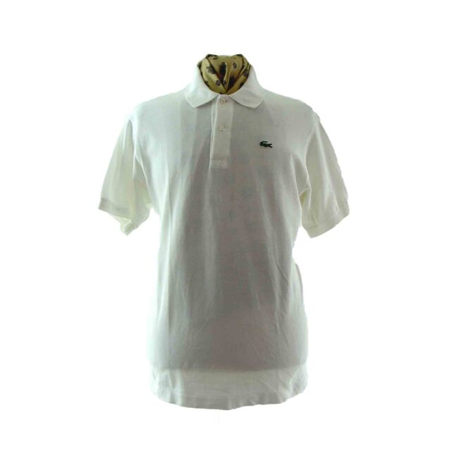 White Lacoste polo shirt