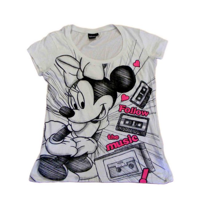 White Minnie Mouse T-shirt