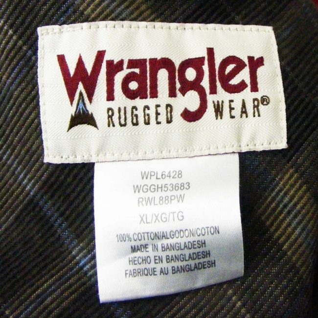 Wrangler Rugged Brown Western Shirt - XXL - Image 3