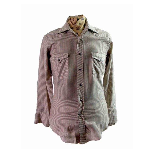 Wrangler Striped Long Sleeved Western Shirt