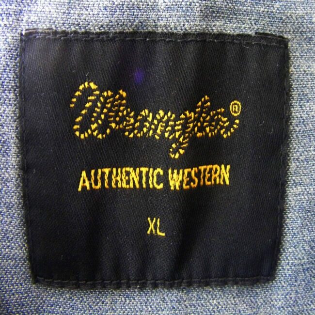 Wrangler Western Denim Shirt - XL - Image 3