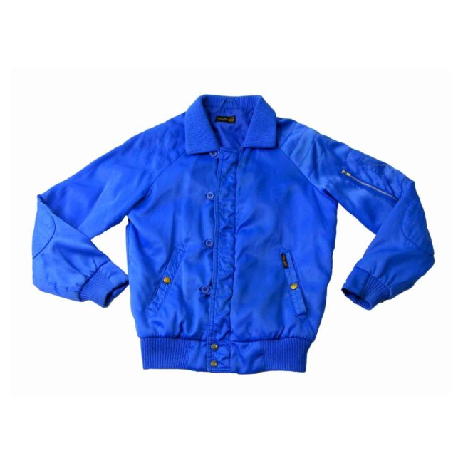 Wrangler 80s Blue nylon zipper jacket