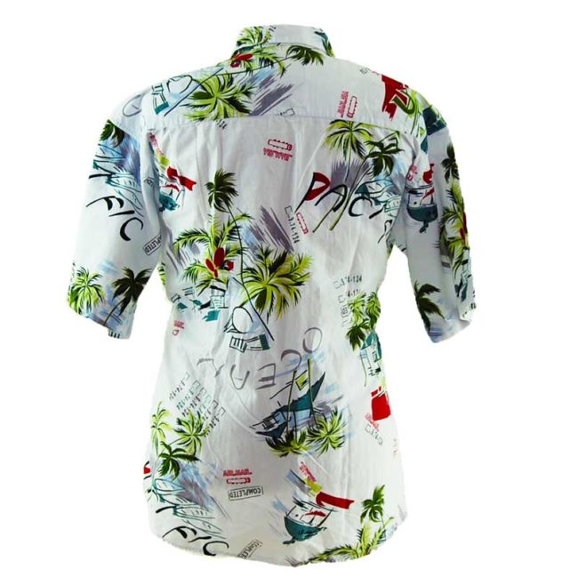 Back of Versace Classics Hawaiian Shirt