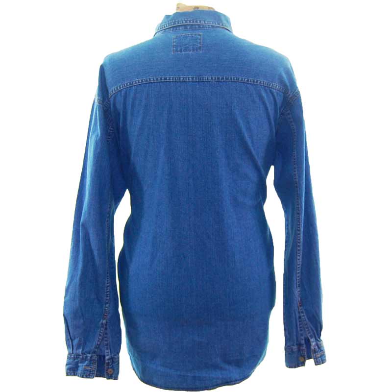Levi's Red Tab Denim Shirt - UK XL - Blue 17 Vintage Clothing