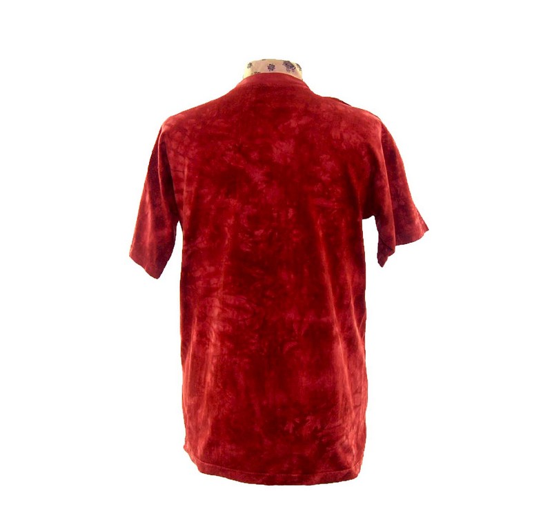 red tie dye tee