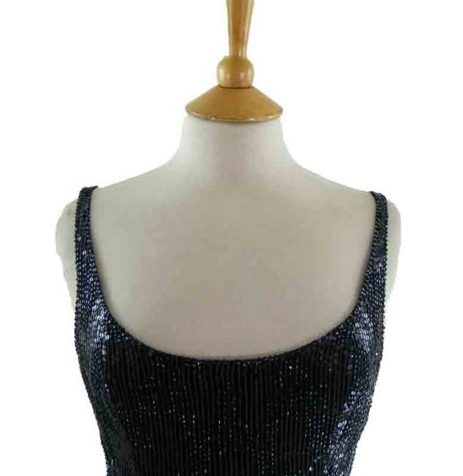 Beaded Black Top - Image 2