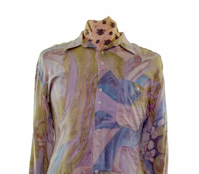 80s Multicolored Tropical Shirt - Image 2