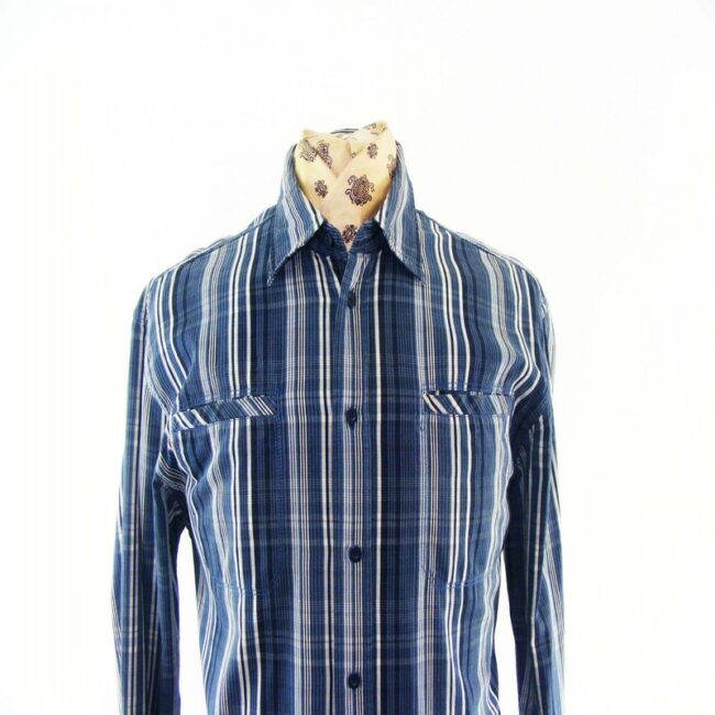 Striped Wrangler Western Shirt - L - Image 2