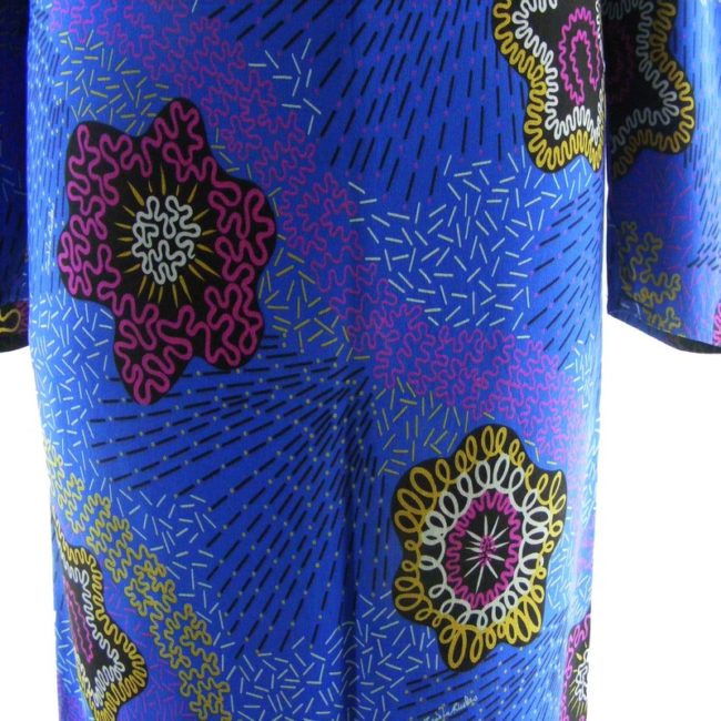 80s Zandra Rhodes Condici Vibrant Dress - 16 - Image 4