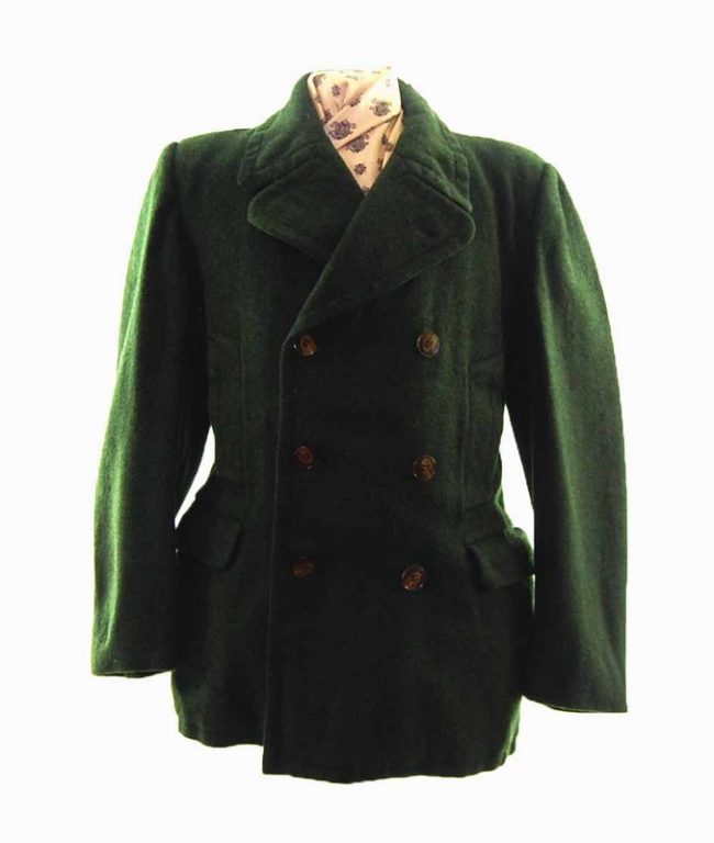 1940s Men's Pea Coat