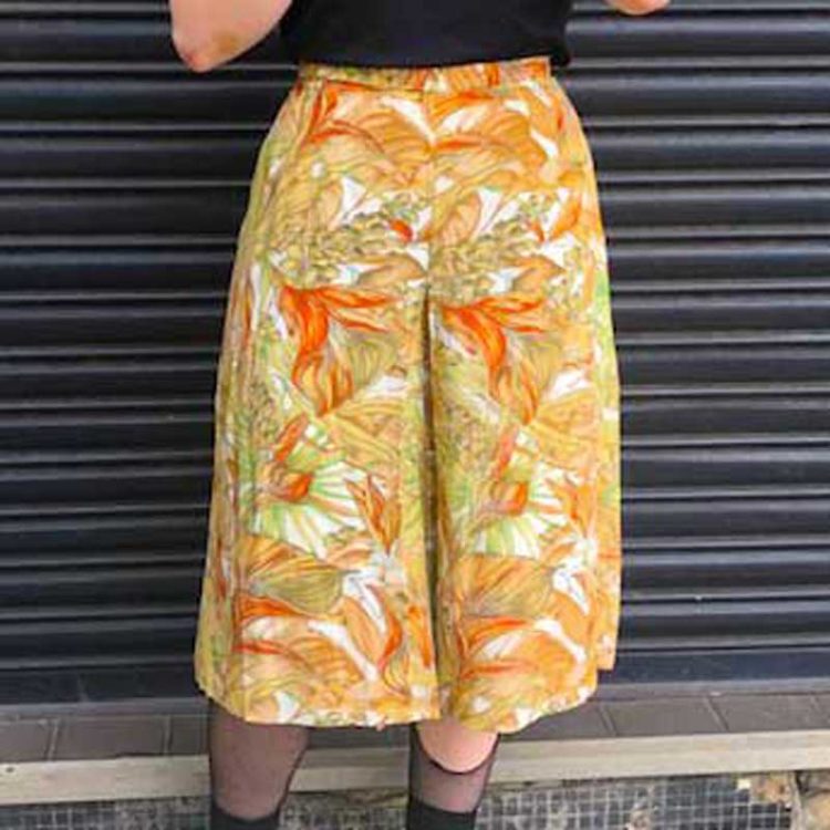 90s Nature Printed Culottes