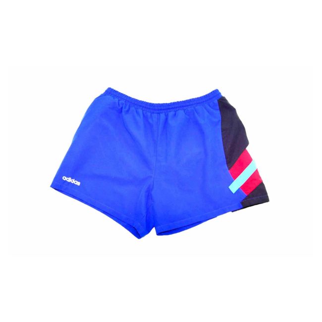 Adidas Bright Blue Patterned Sport Shorts