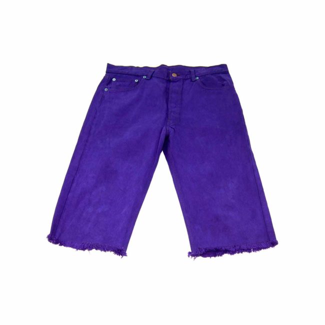 Levis Dark Purple Knee Length Shorts