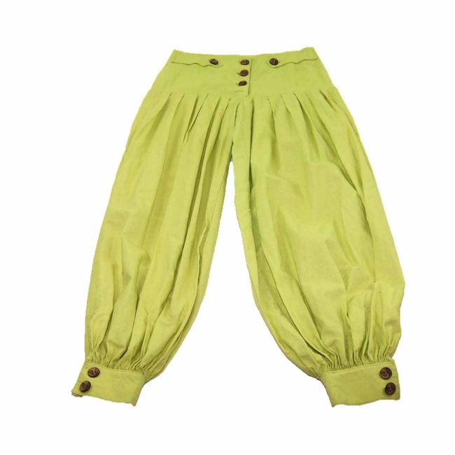 90s Yellow High Rise Harem Pants