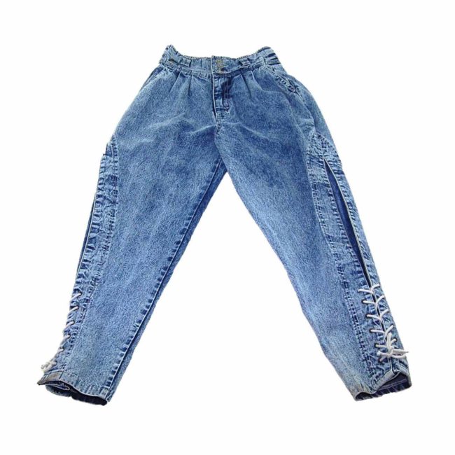 90s Acid Wash Denim High Wasited Jeans