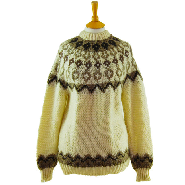 Cream Icelandic Wool Sweater
