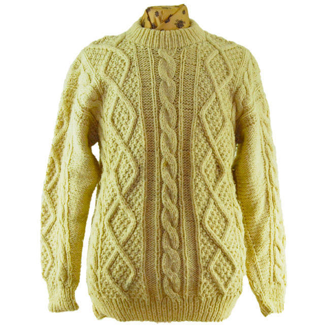 Vintage Cozy Cream Sweater