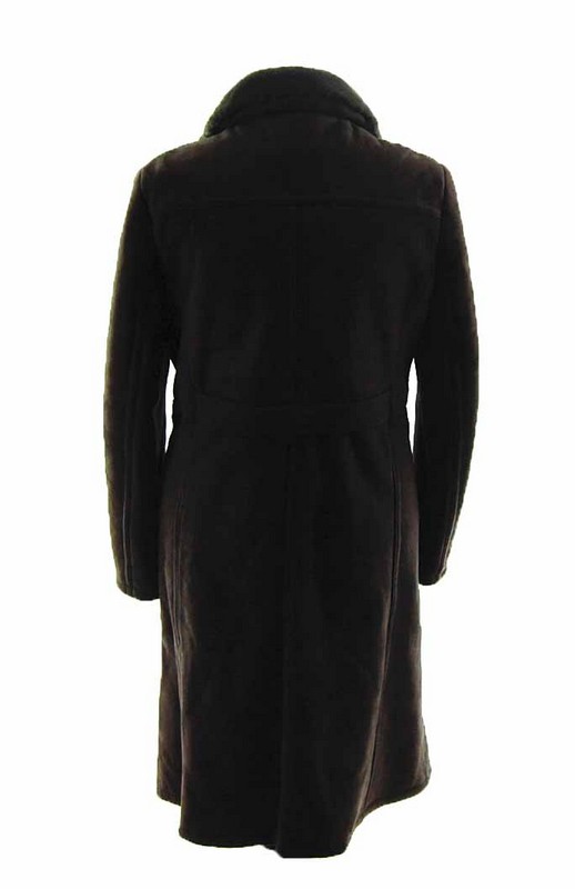 back of Mens Vintage Sheepskin Coat