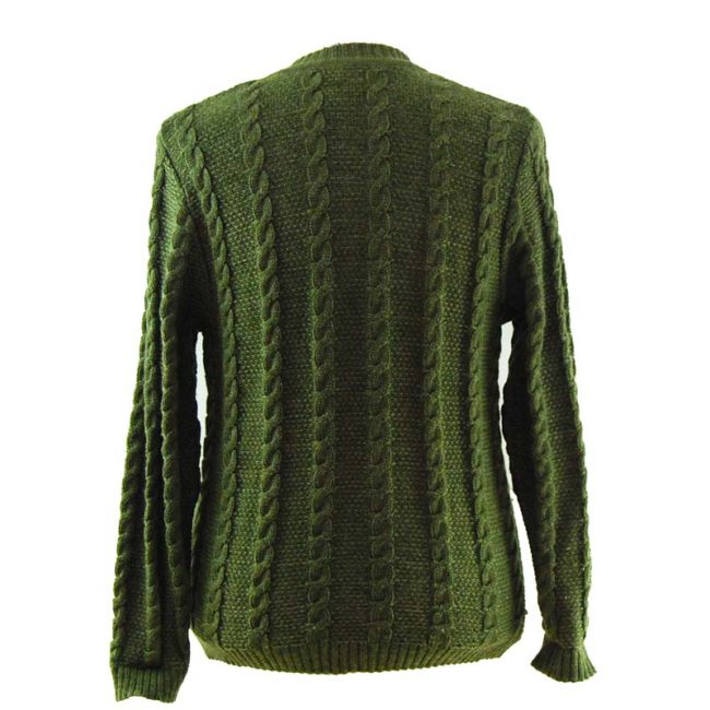 back of Traditional Hungarian Cardigan