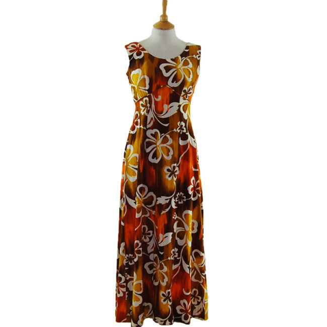 Colour Burn Hawaiian Dress