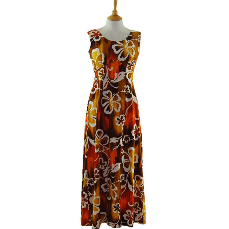 Colour Burn Hawaiian Dress