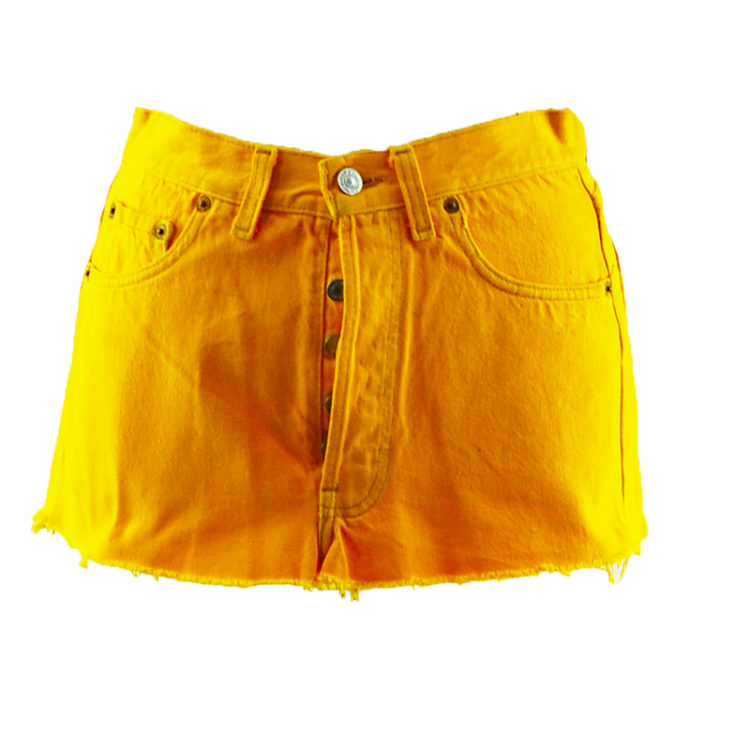 Levis 90s Canary Yellow Skirt