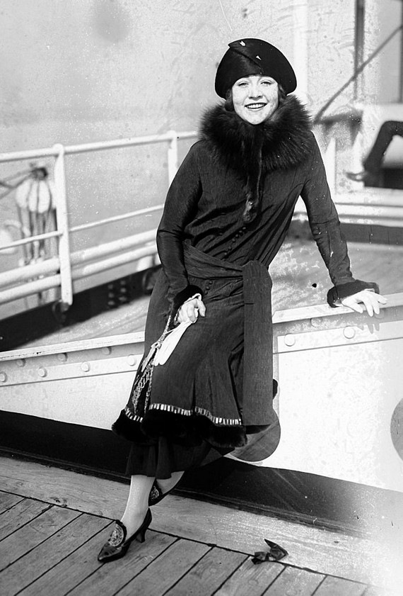Betty Compson aboard ship, 1920s Betty Compson aboard ship, 1920s