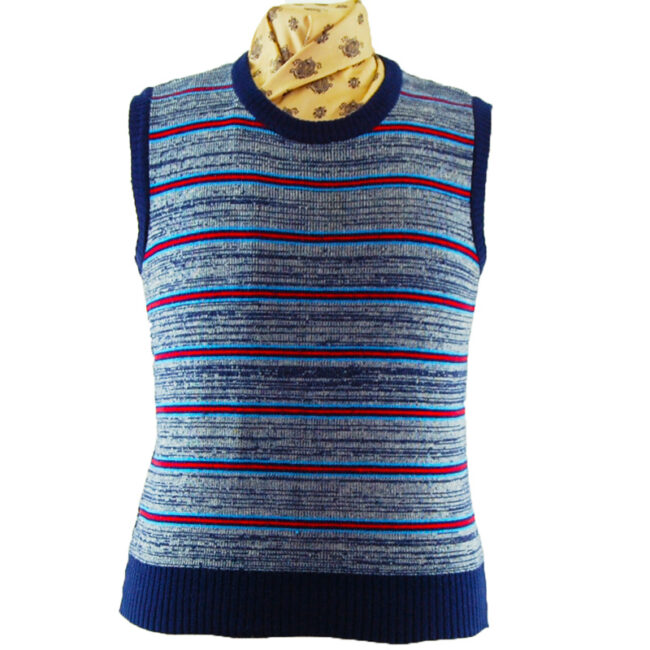 70s Authentic Vintage Stripey Vest