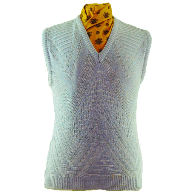70s Crochet Knit Vest