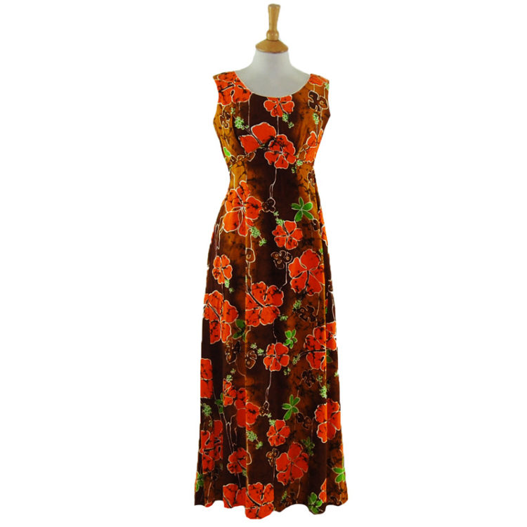 70s Authentic Hawaiian Summer Dress