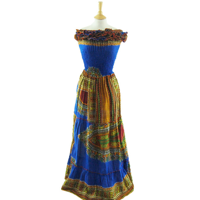 Ethnic Bandeau Maxi Dress