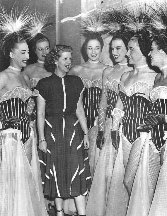 Margaret Kelly Leibovici with Bluebell Girls, 1948 Margaret Kelly Leibovici with Bluebell Girls, 1948