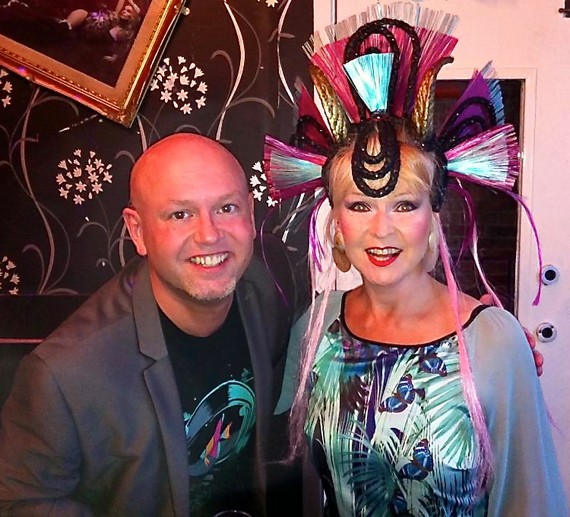 TV presenter Craig Wilde and punk icon Toyah Wilcox photographed together, Newcastle, 2012 TV presenter Craig Wilde and punk icon Toyah Wilcox photographed together, Newcastle, 2012