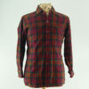 60s 100% Wool Plaid Flannel Shirt